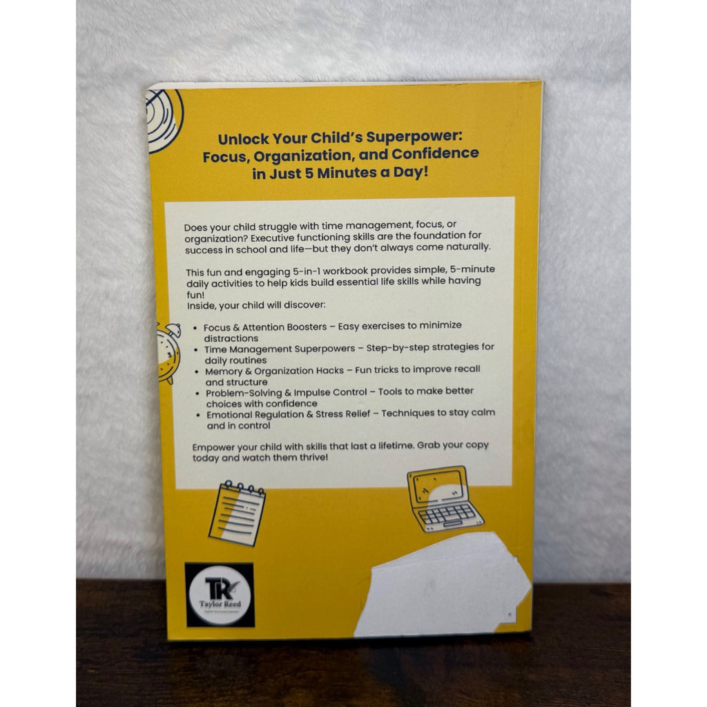 The Executive Functioning Workbook For Kids: 5 Books In 1 - Fun Activities