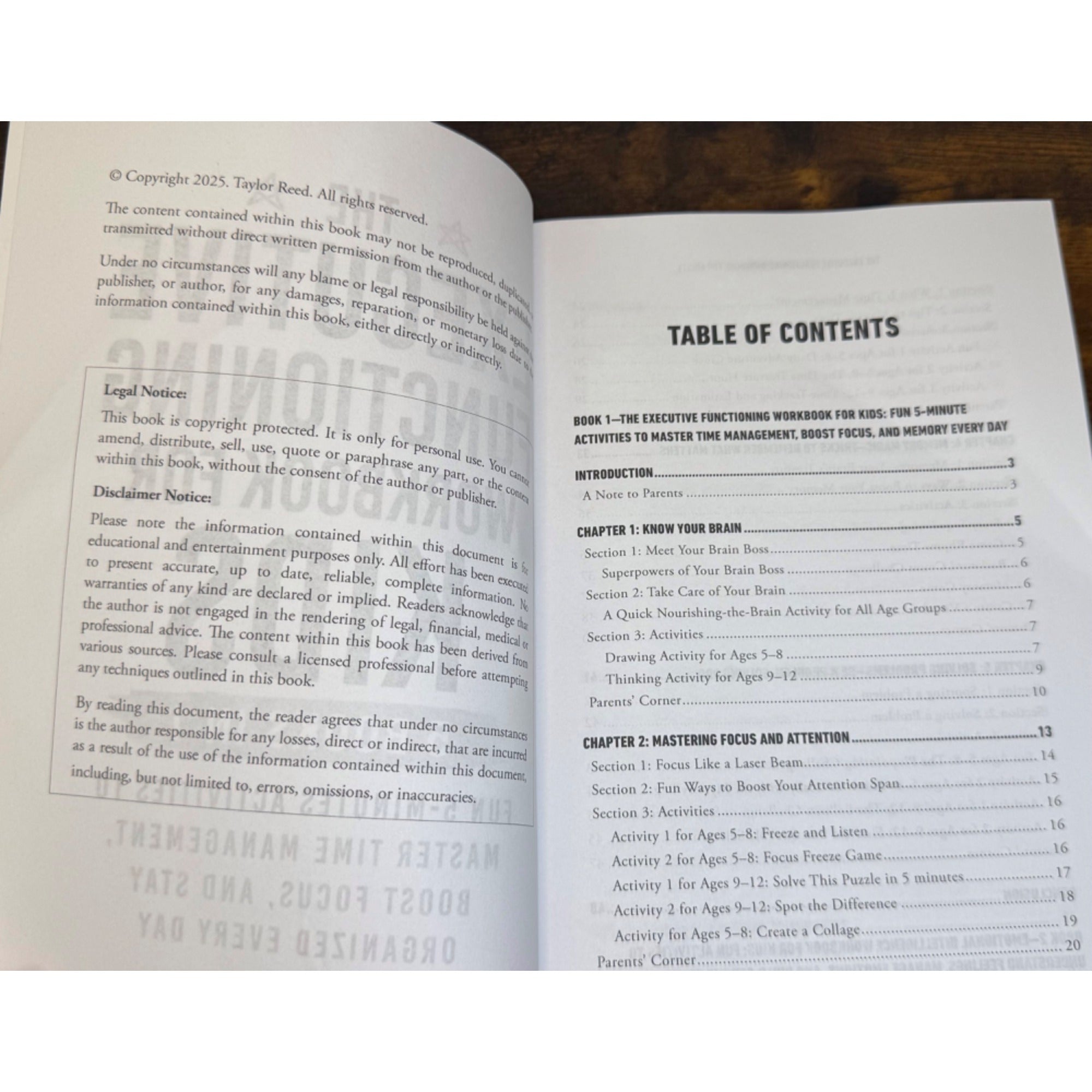 The Executive Functioning Workbook For Kids: 5 Books In 1 - Fun Activities