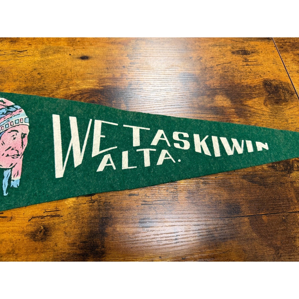Vintage Wetaskiwin Alta., Canada pennant