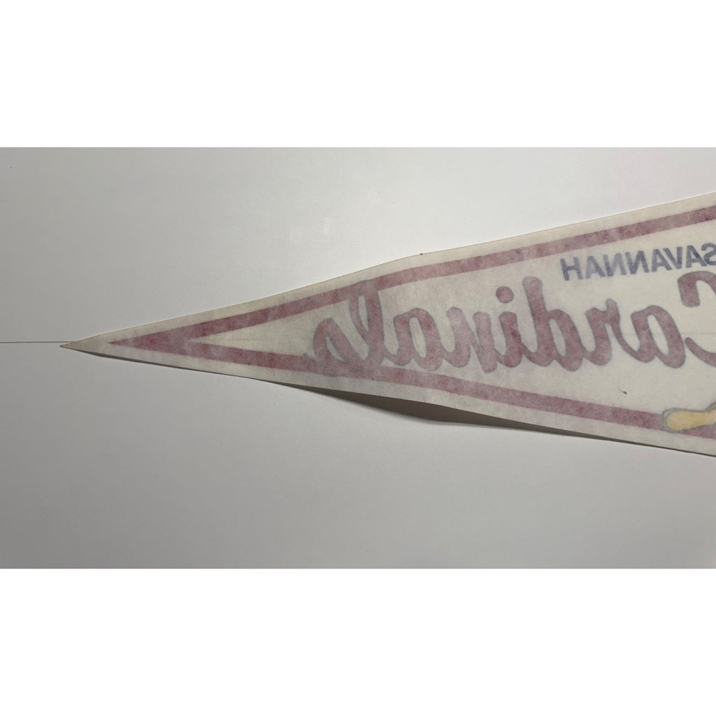 Vintage Savannah Cardinals pennant