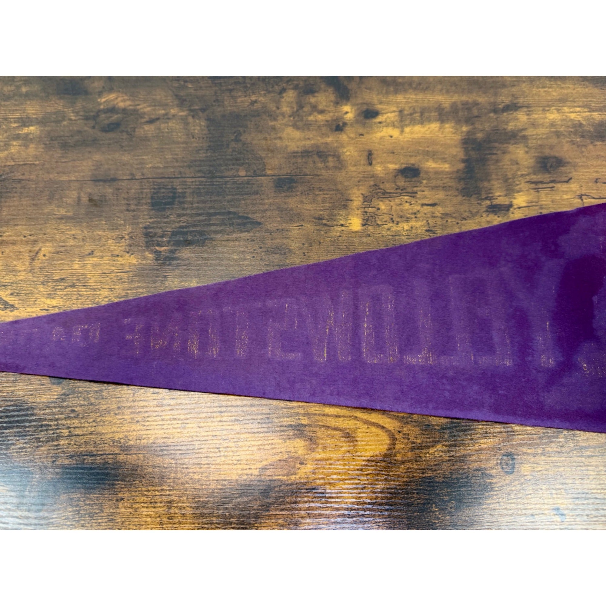 Vintage Yellowstone Park Pennant With Old Faithful Design Collectible
