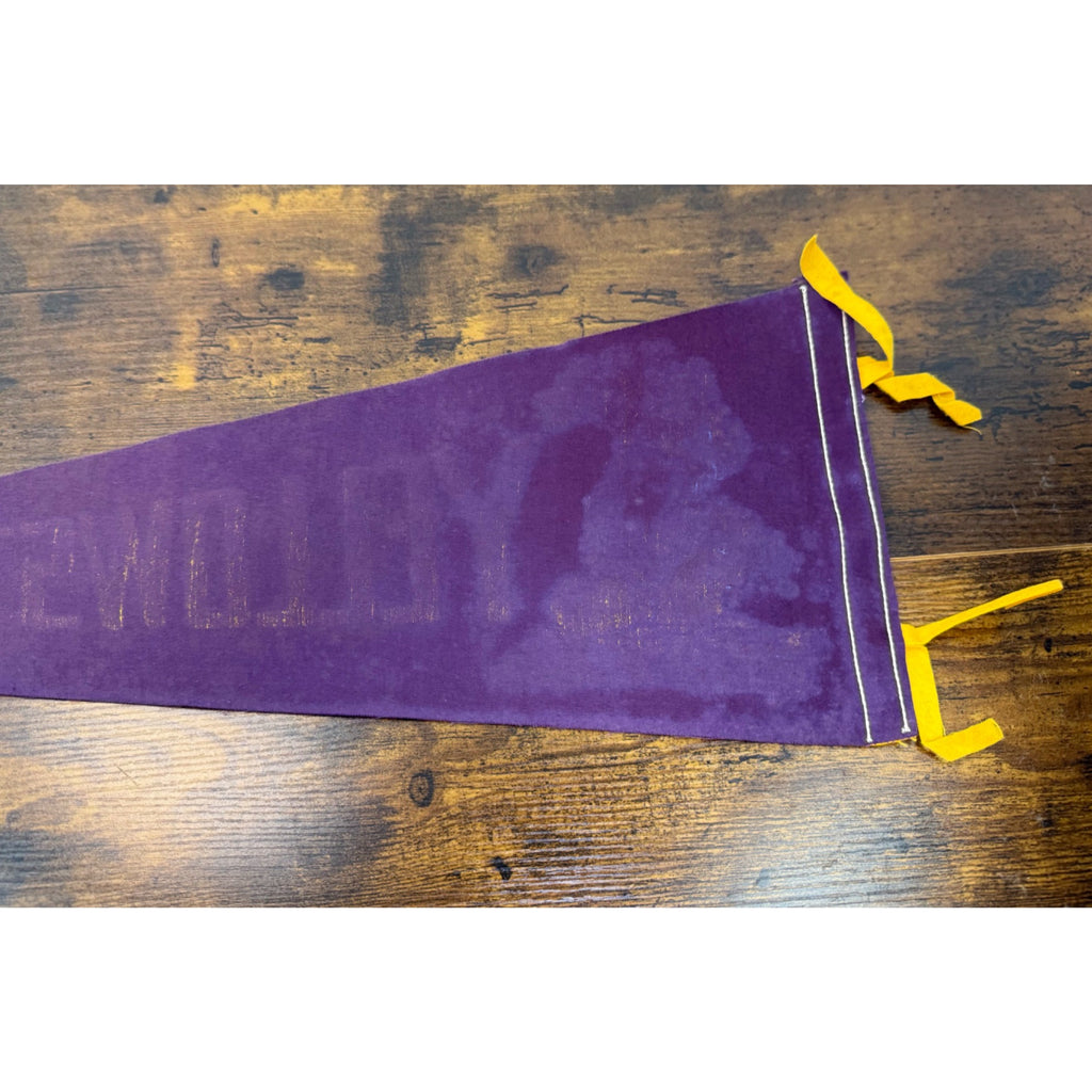 Vintage Yellowstone Park Pennant With Old Faithful Design Collectible