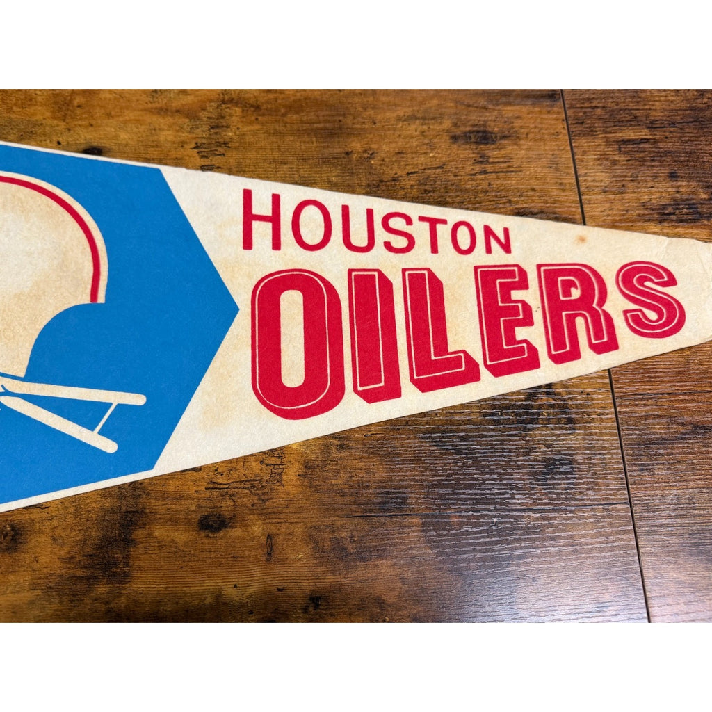 Vintage NFL Houston Oilers pennant