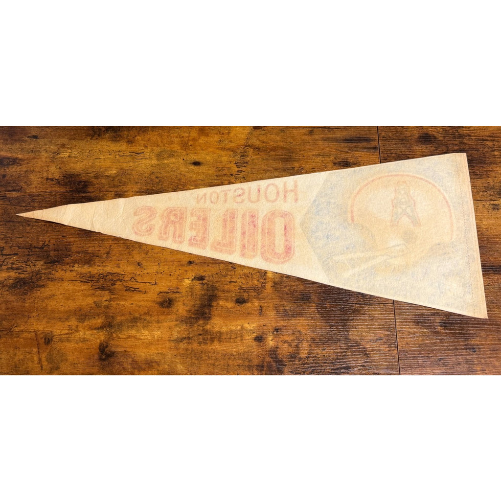 Vintage NFL Houston Oilers pennant