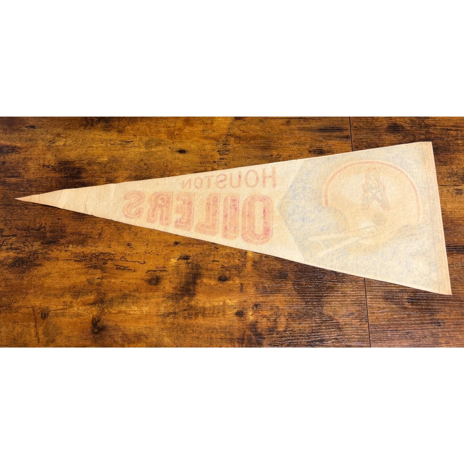 Vintage NFL Houston Oilers pennant