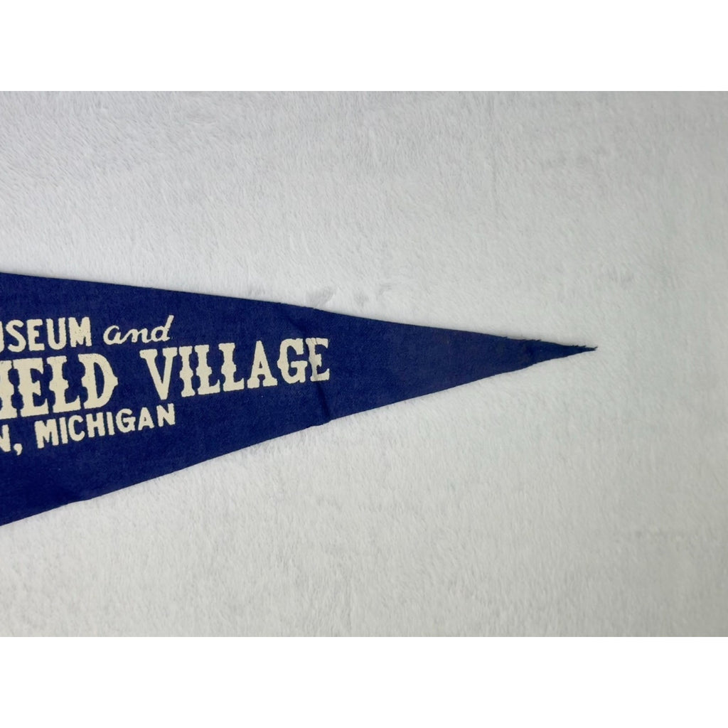 Vintage Henry Ford Museum and Greenfield Village Dearbor, Michigan pennant