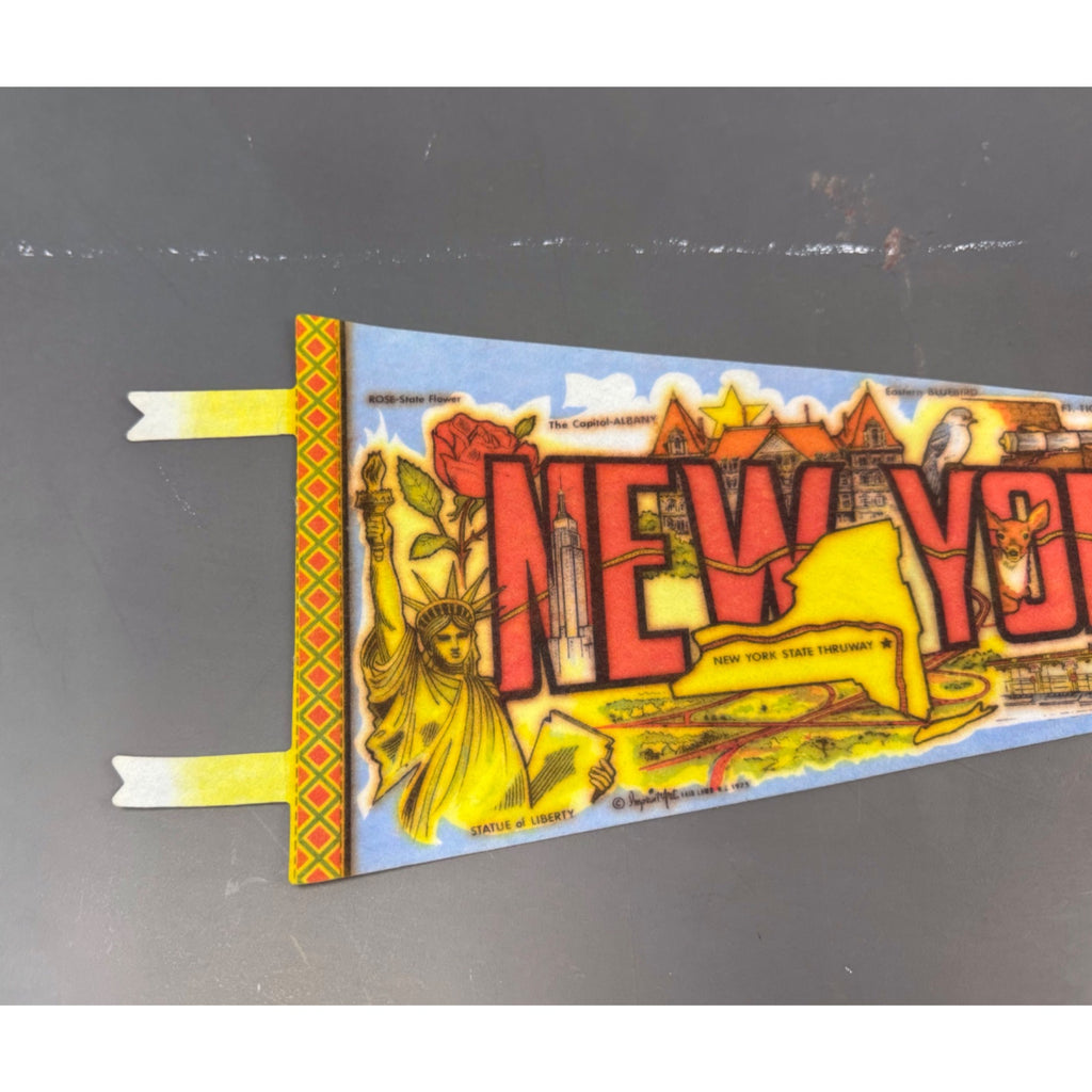 Vintage New York State pennant