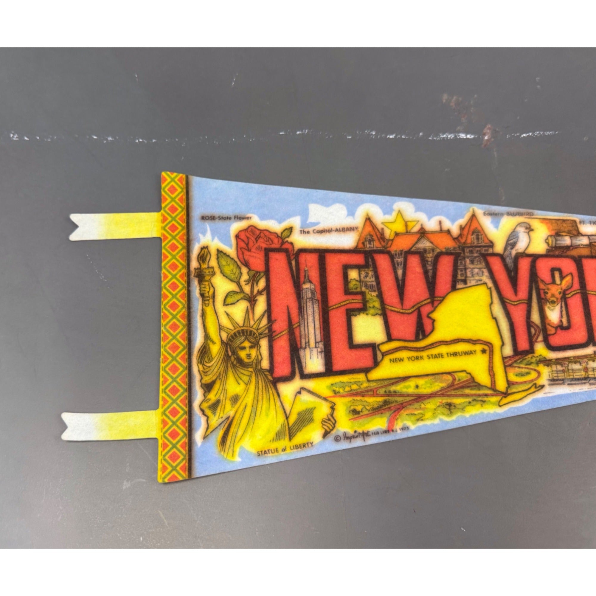 Vintage New York State pennant