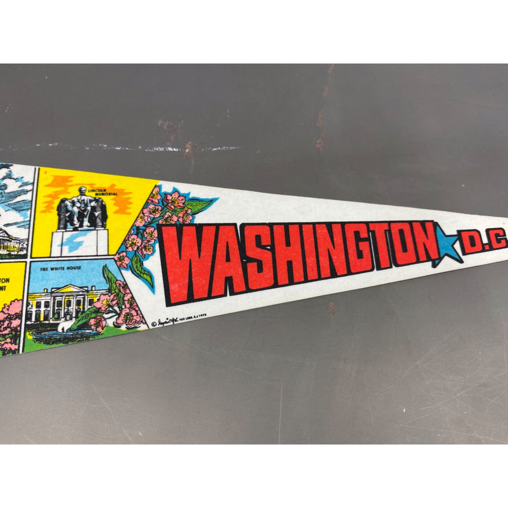 Vintage Washington, D.C. pennant
