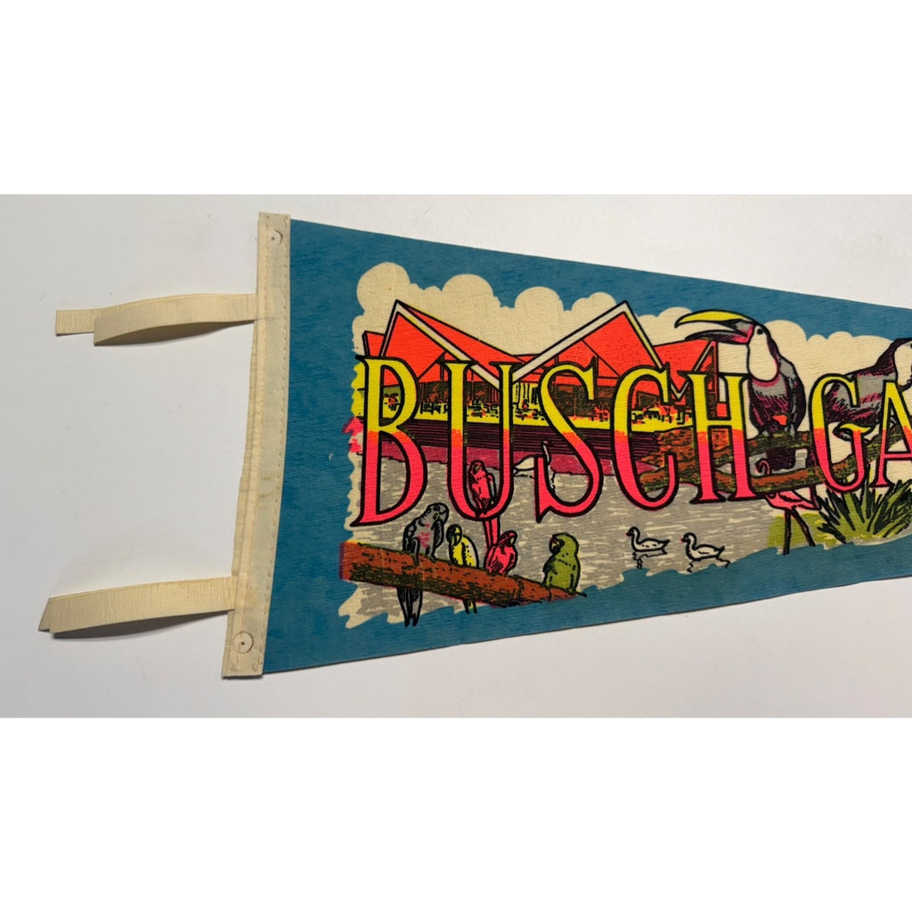 Vintage Busch Gardens pennant
