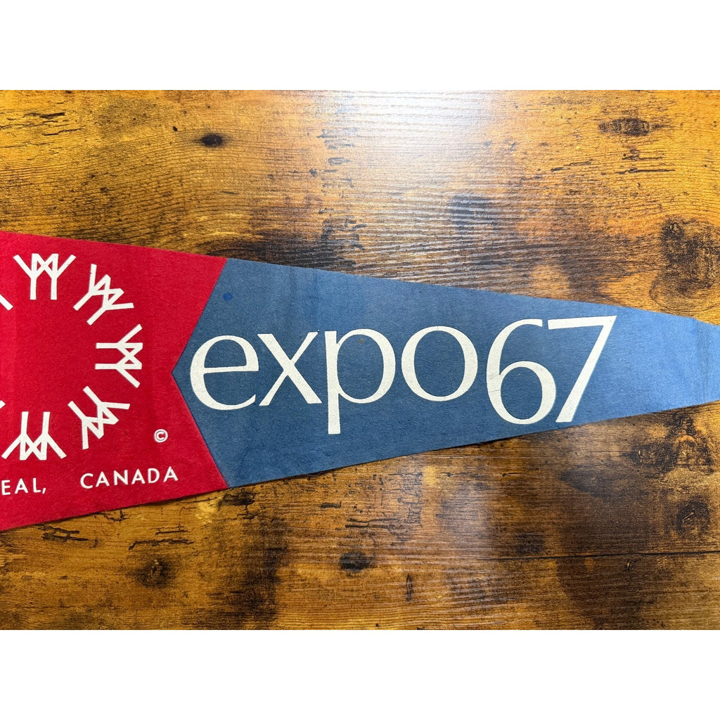 Vintage Expo '67 Montreal, Canada pennant