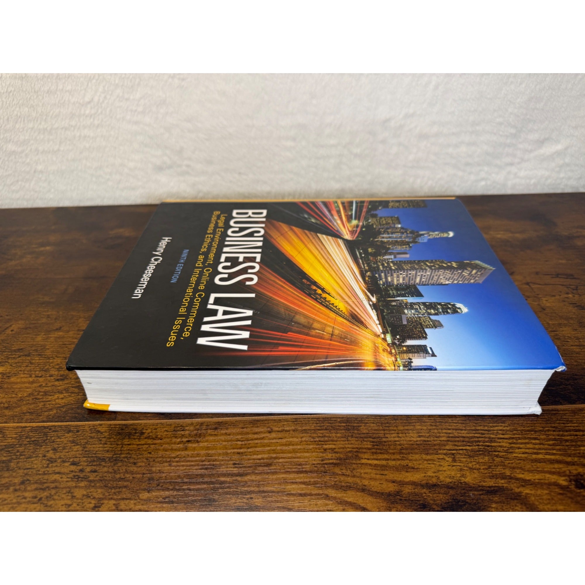 Business Law hardcover ninth edition by Henry Cheeseman Pearson