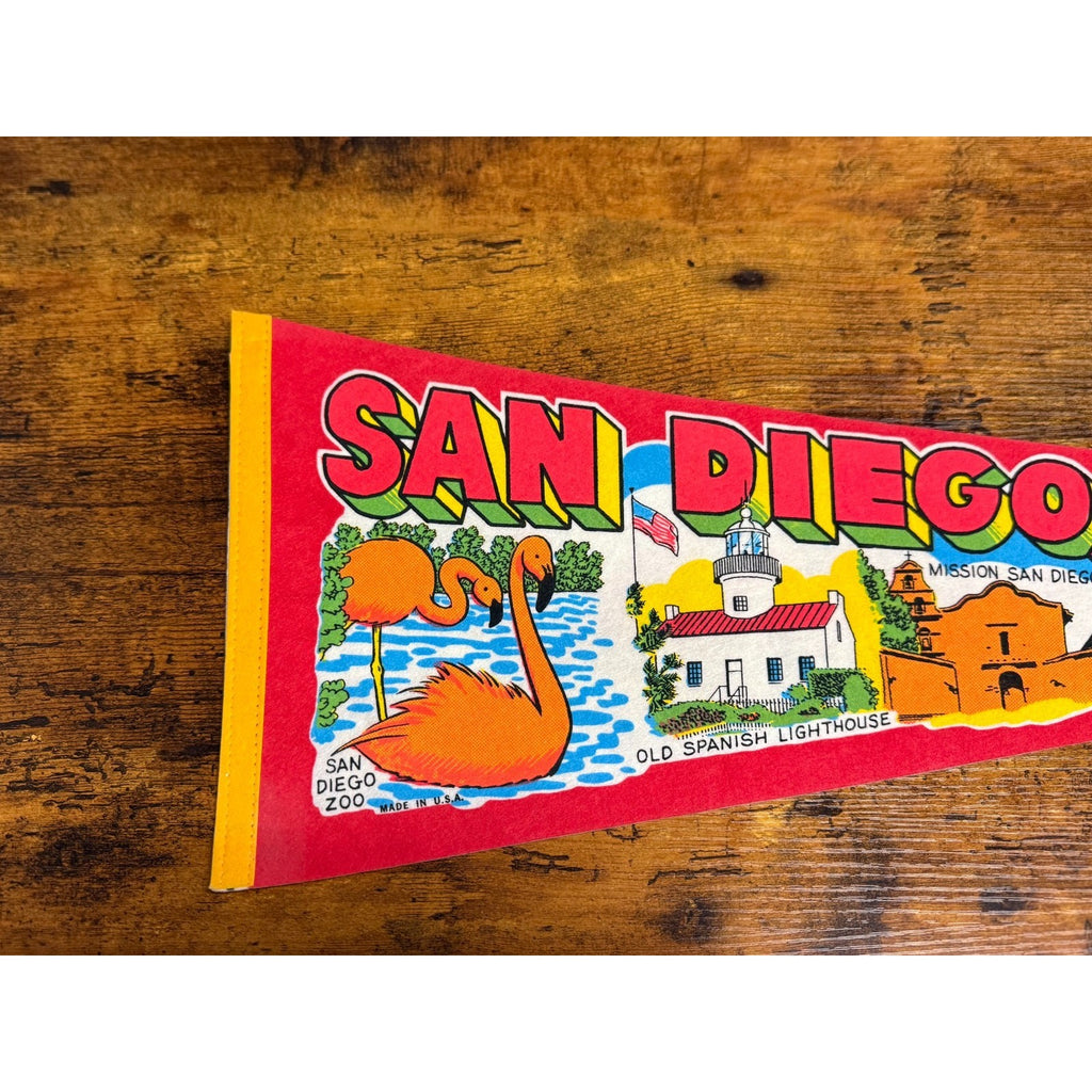 Vintage San Diego, California pennant