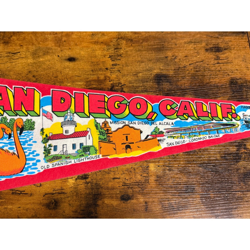 Vintage San Diego, California pennant