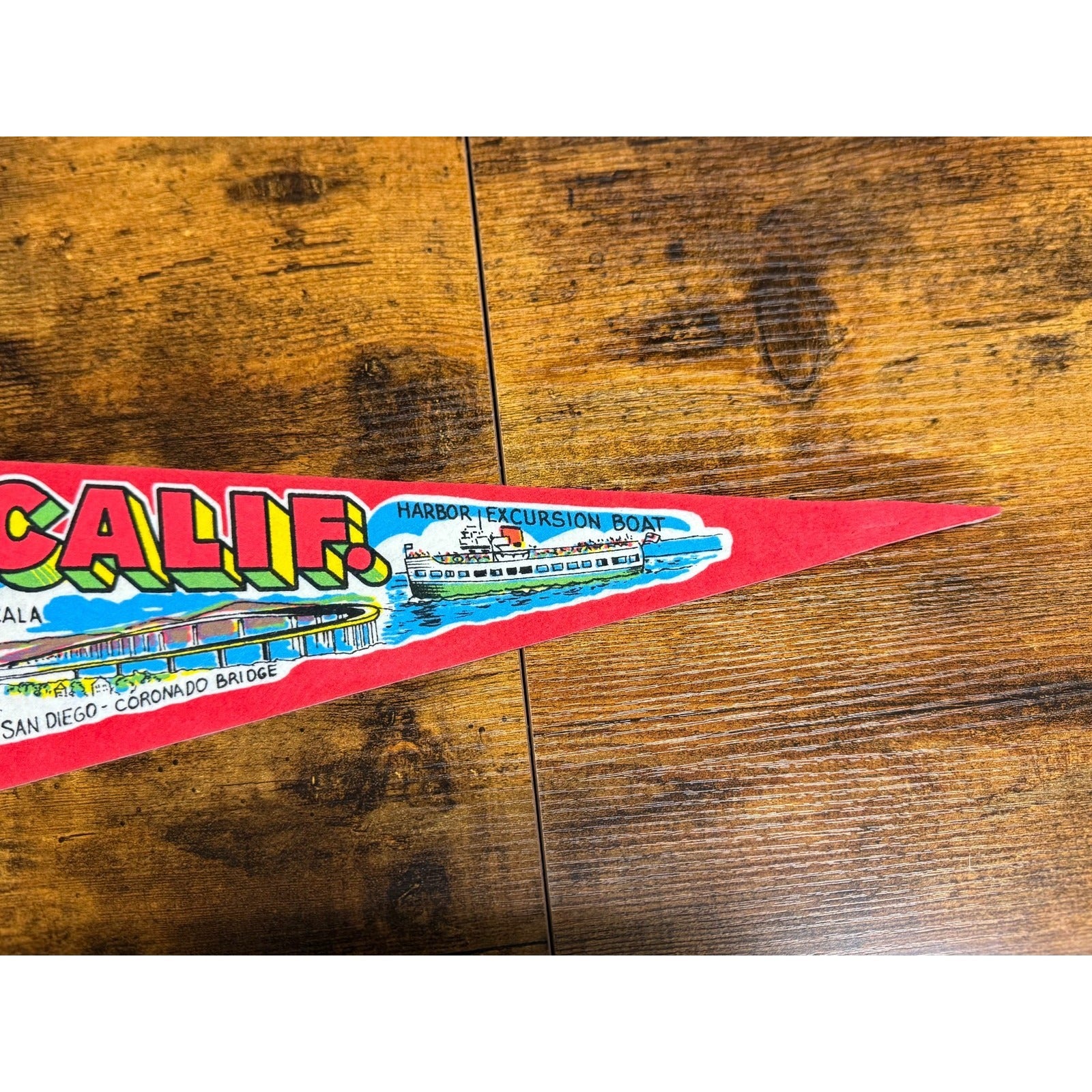Vintage San Diego, California pennant