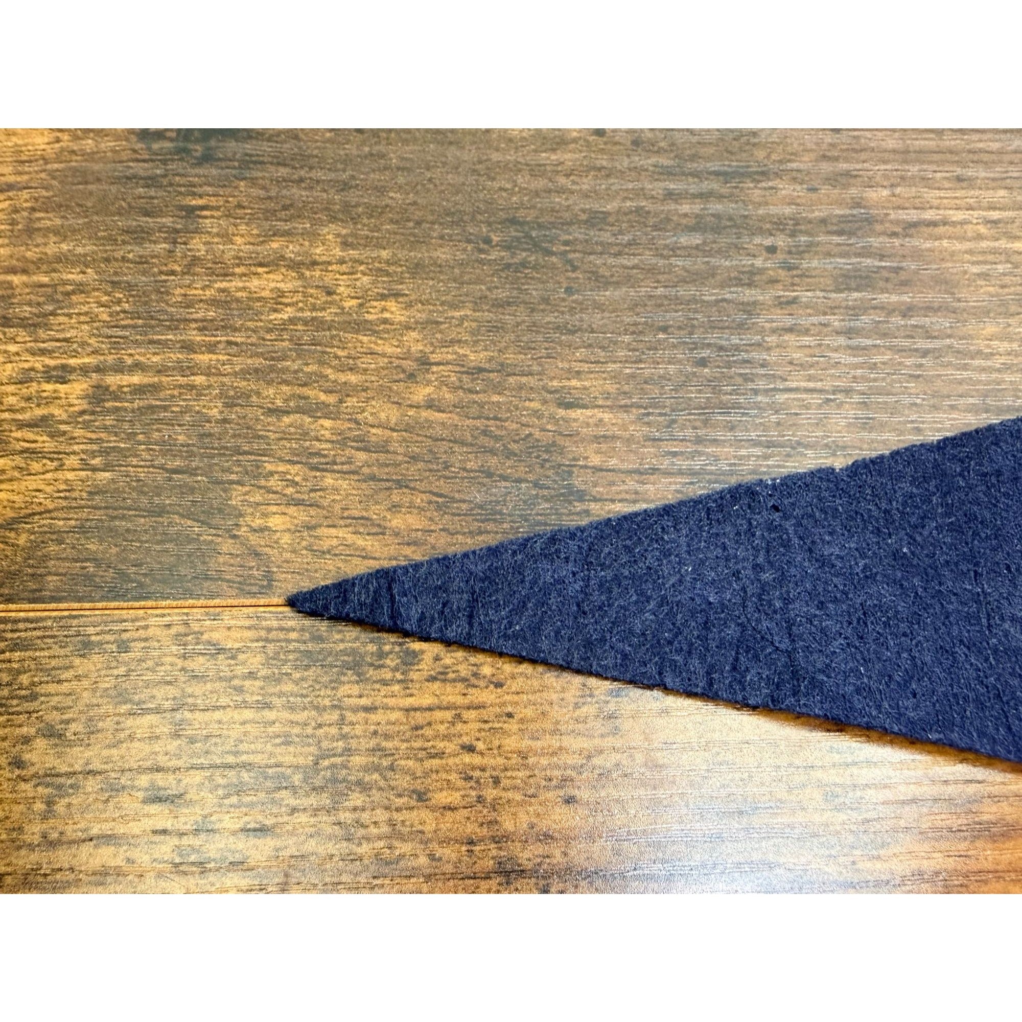 Vintage U.S. Naval Academy Felt mini Pennant With Yellow Trim & Crest 9 inches