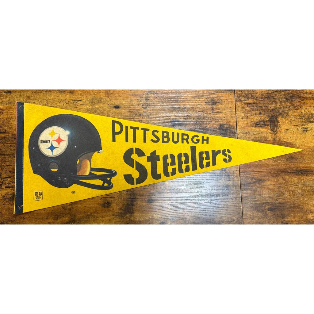 Vintage NFL Pittsburgh Steelers pennant