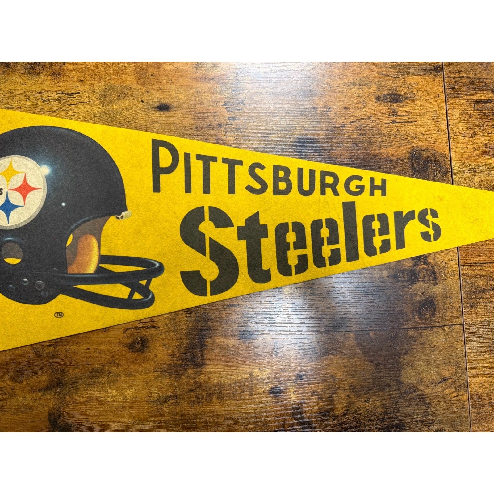 Vintage NFL Pittsburgh Steelers pennant