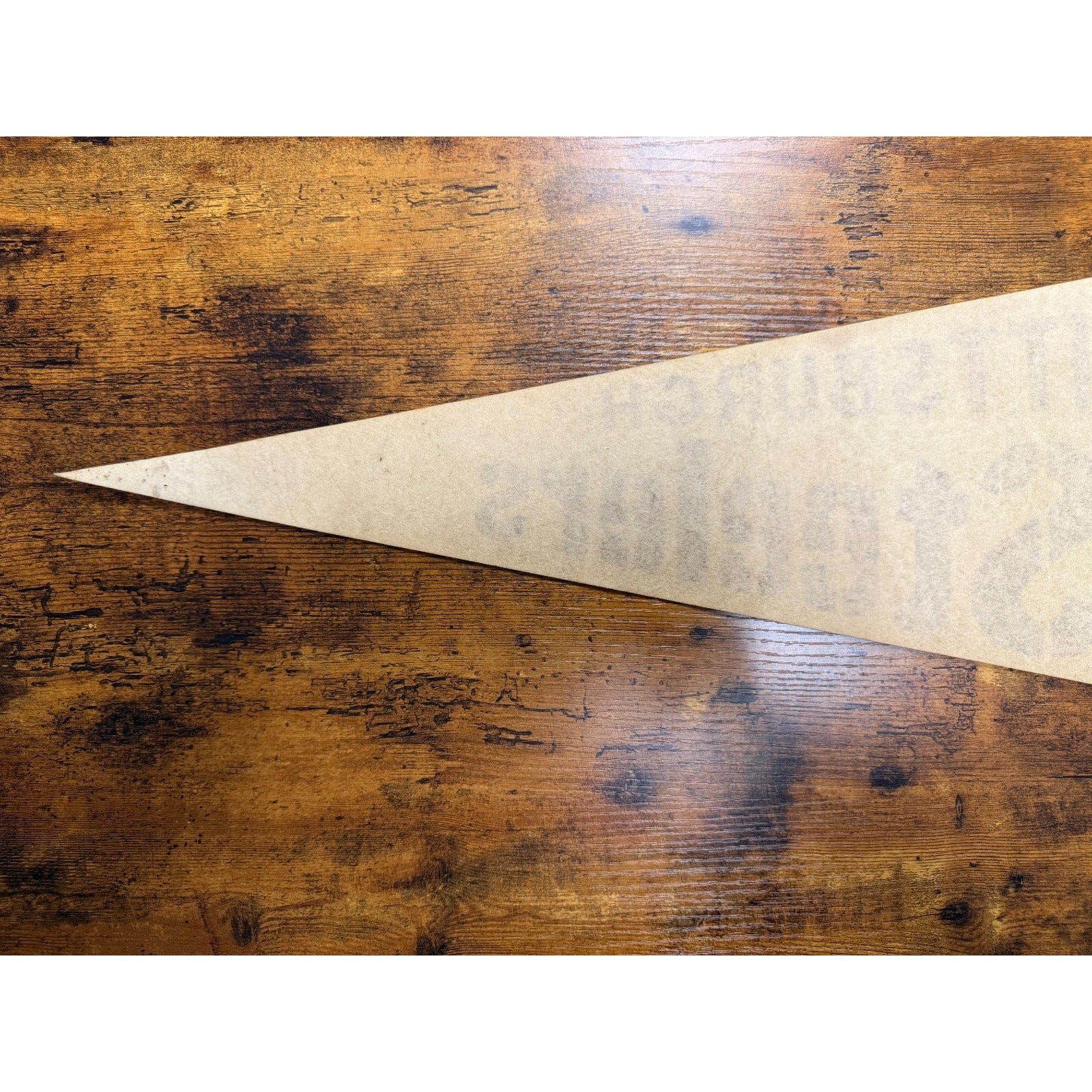 Vintage NFL Pittsburgh Steelers pennant