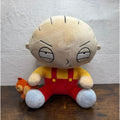 Family Guy Stewie Griffin vibrating Hug me Plush Toy With Teddy Bear sits 14"