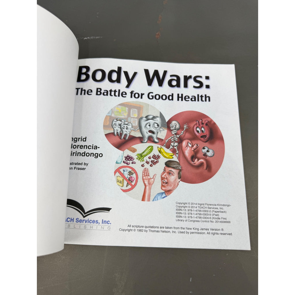 Body Wars: The Battle For Good Health By Ingrid Florencia Childrens Book