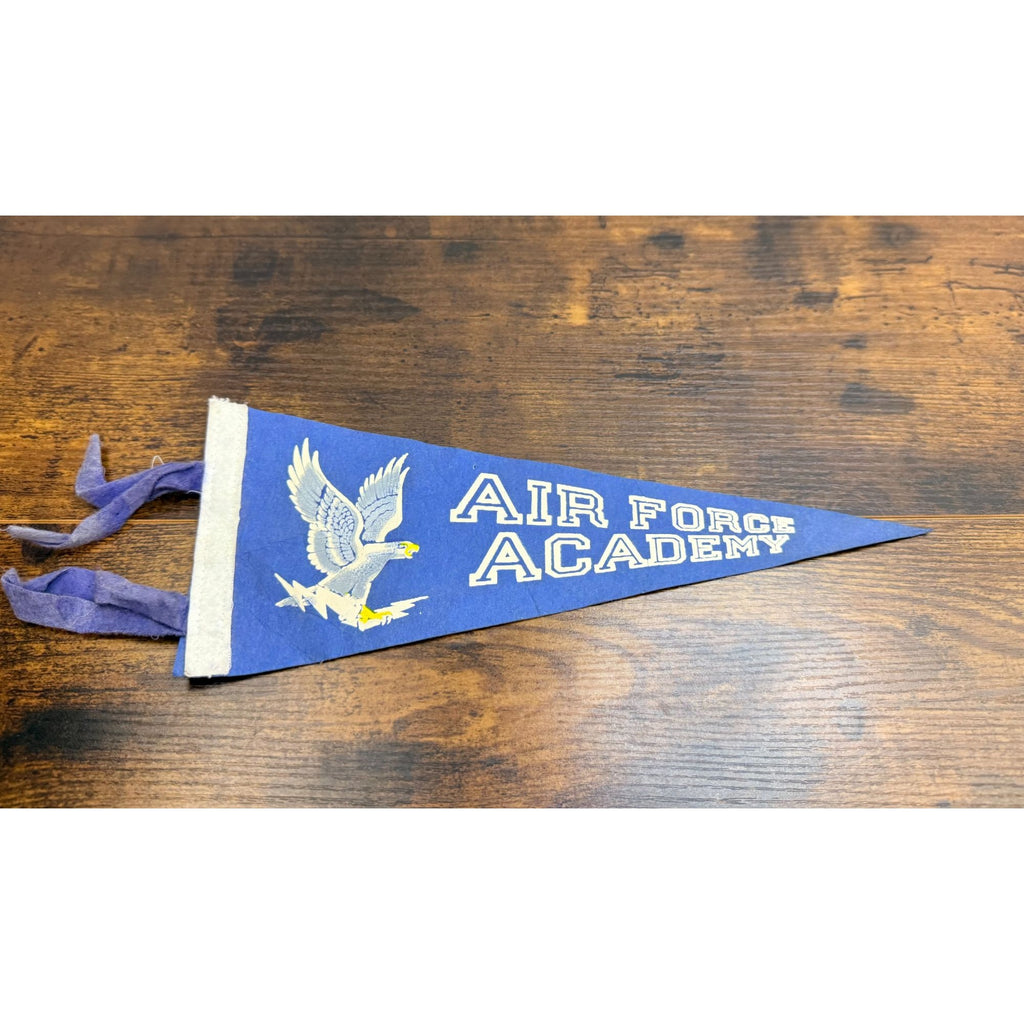 Vintage Air Force Academy Felt Pennant With Eagle Design 11.5 inches