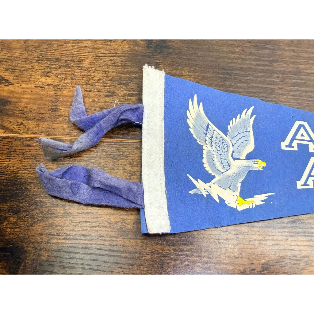 Vintage Air Force Academy Felt Pennant With Eagle Design 11.5 inches