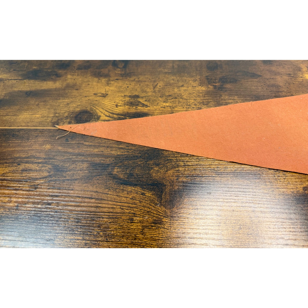 Vintage Old Sturbridge Village Massachusetts Felt Pennant With Rustic Design