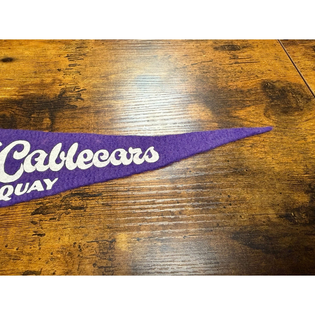 Vintage Banff Cableears on Mt. Norquay, Canada pennant