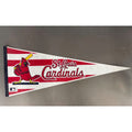 Vintage St. Louis Cardinals MLB Felt Pennant With Striped Design
