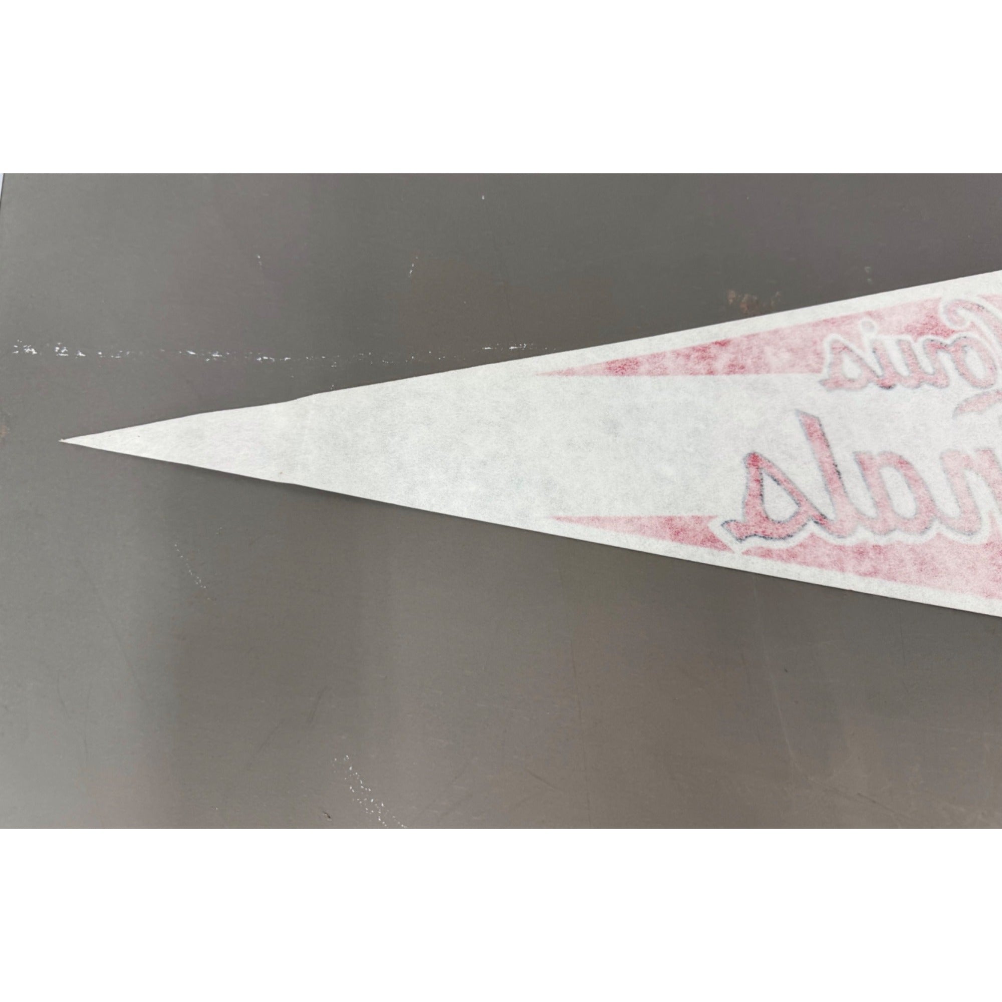 Vintage St. Louis Cardinals MLB Felt Pennant With Striped Design