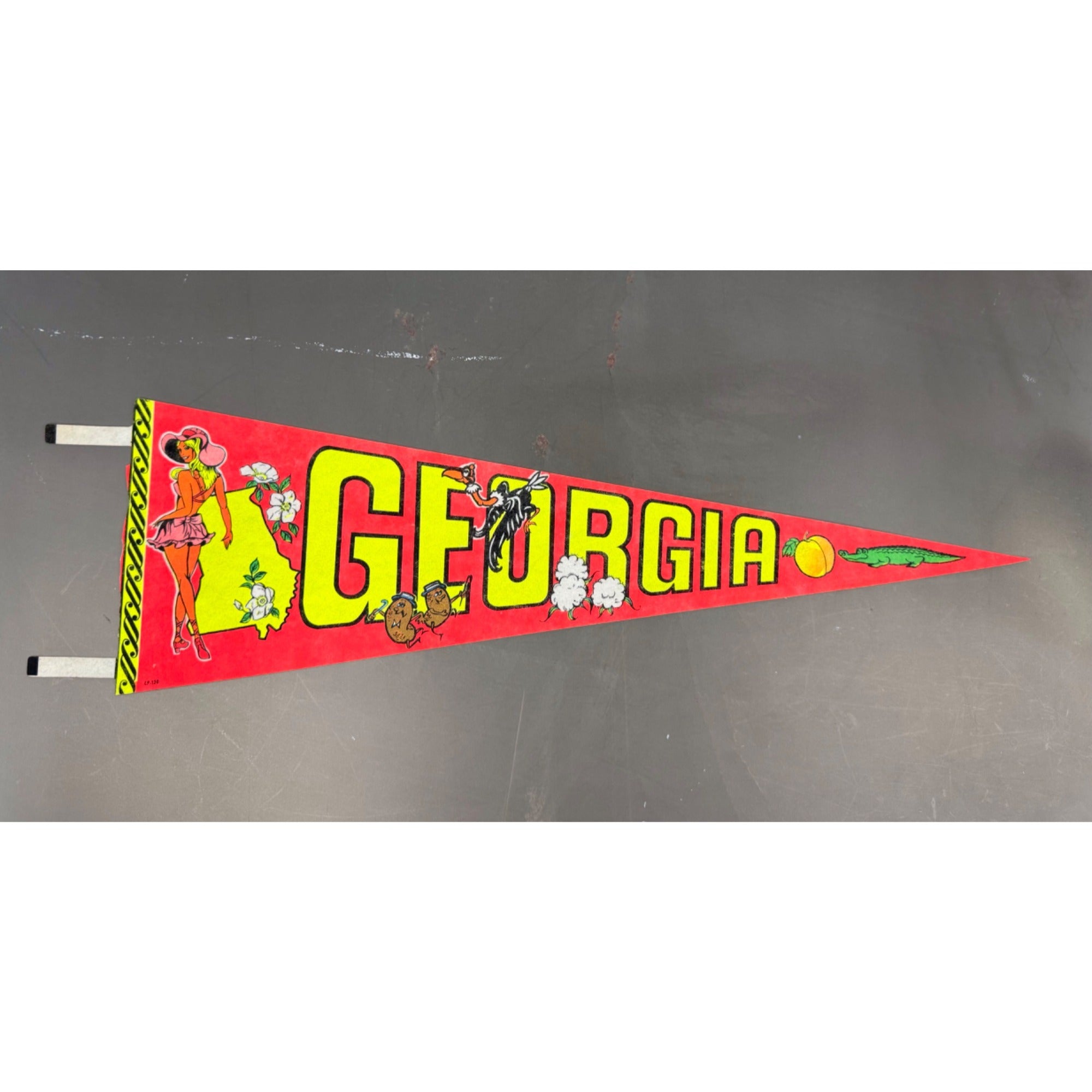 Vintage Georgia state pennant