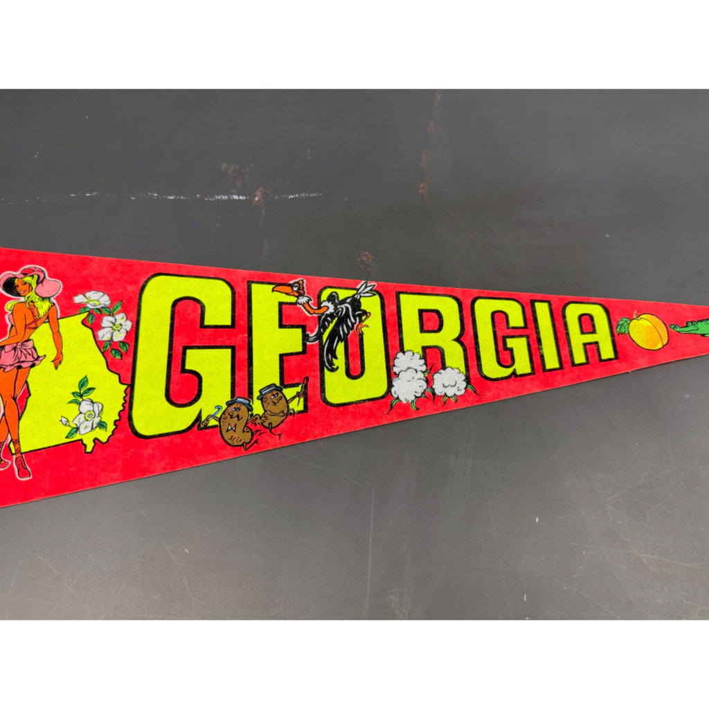 Vintage Georgia state pennant