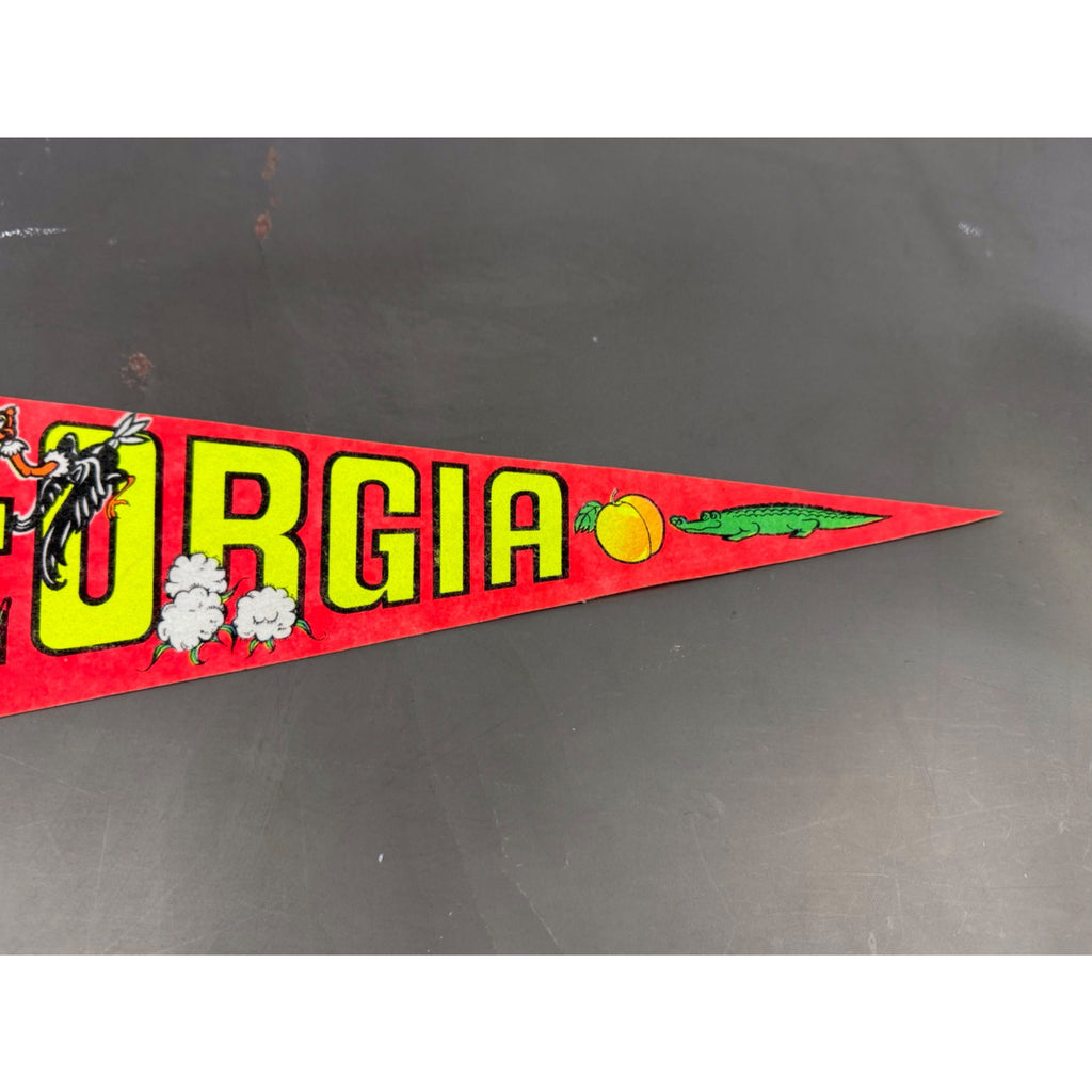 Vintage Georgia state pennant