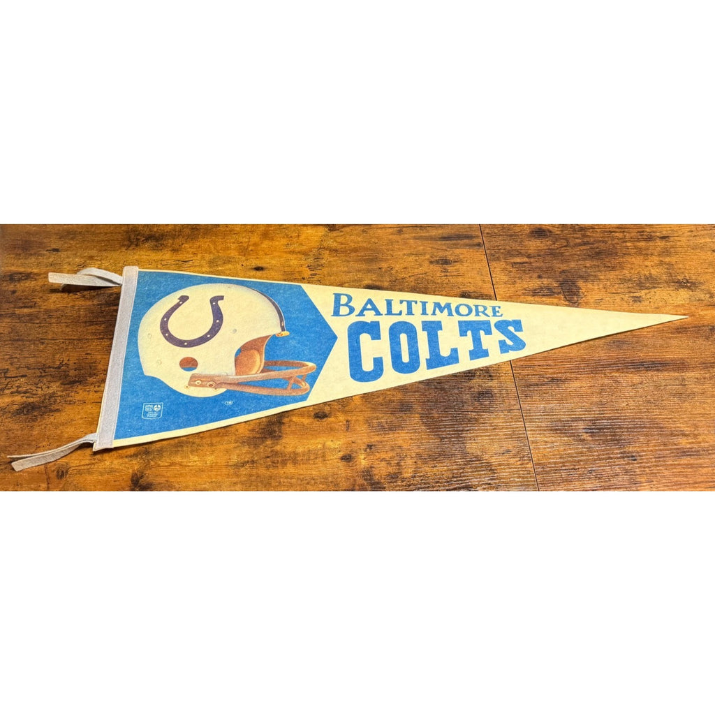 Vintage NFL Baltimore Colts pennant