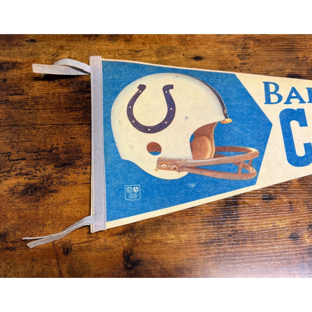 Vintage NFL Baltimore Colts pennant