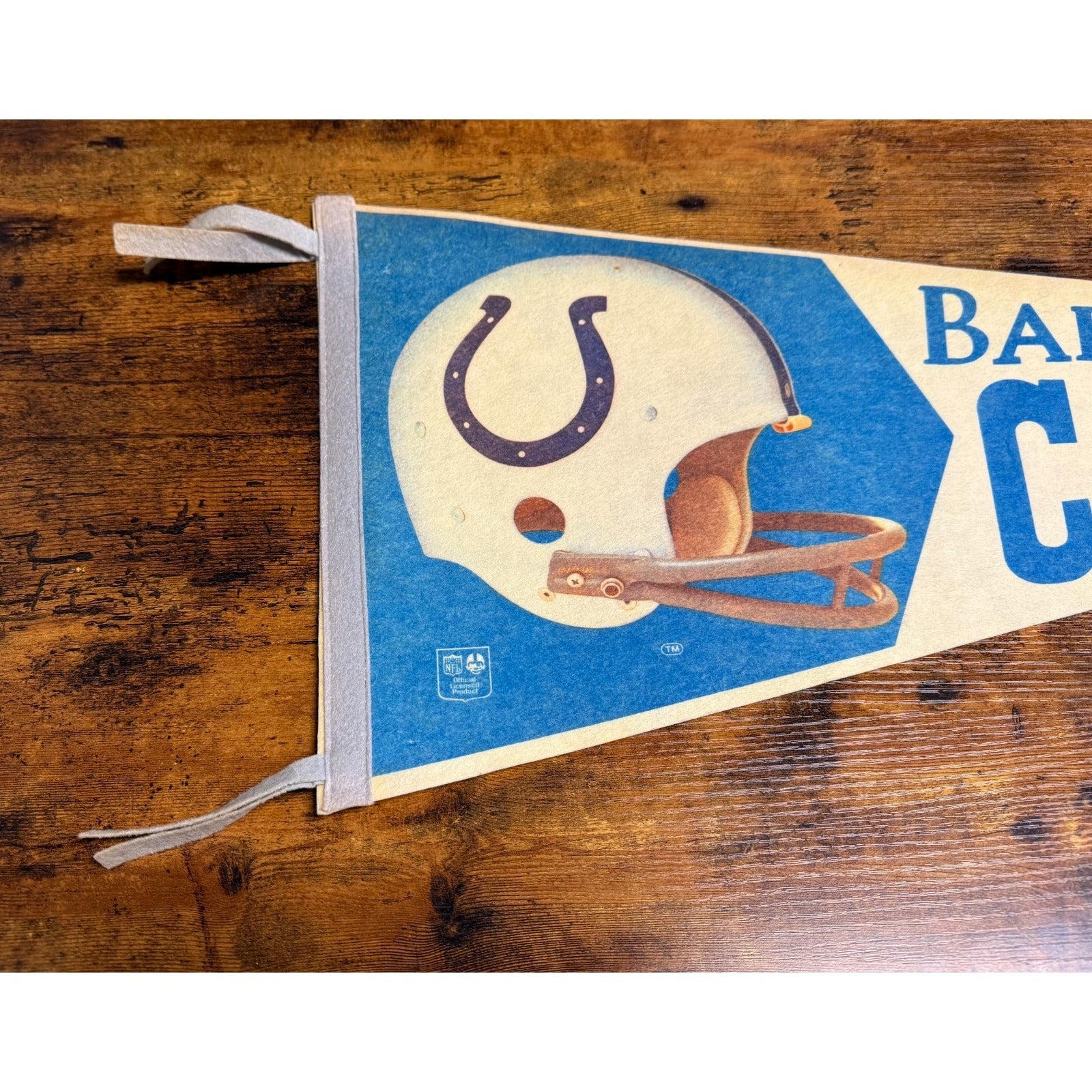 Vintage NFL Baltimore Colts pennant