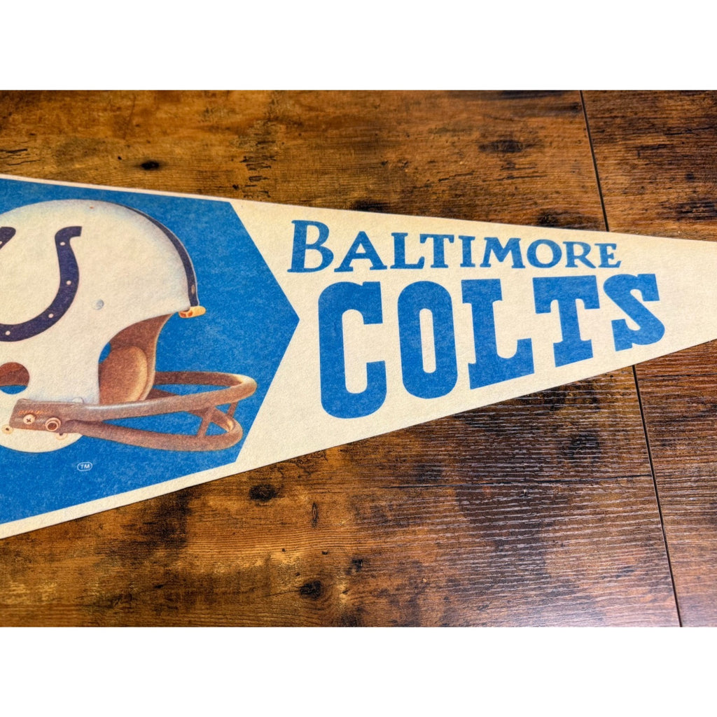 Vintage NFL Baltimore Colts pennant