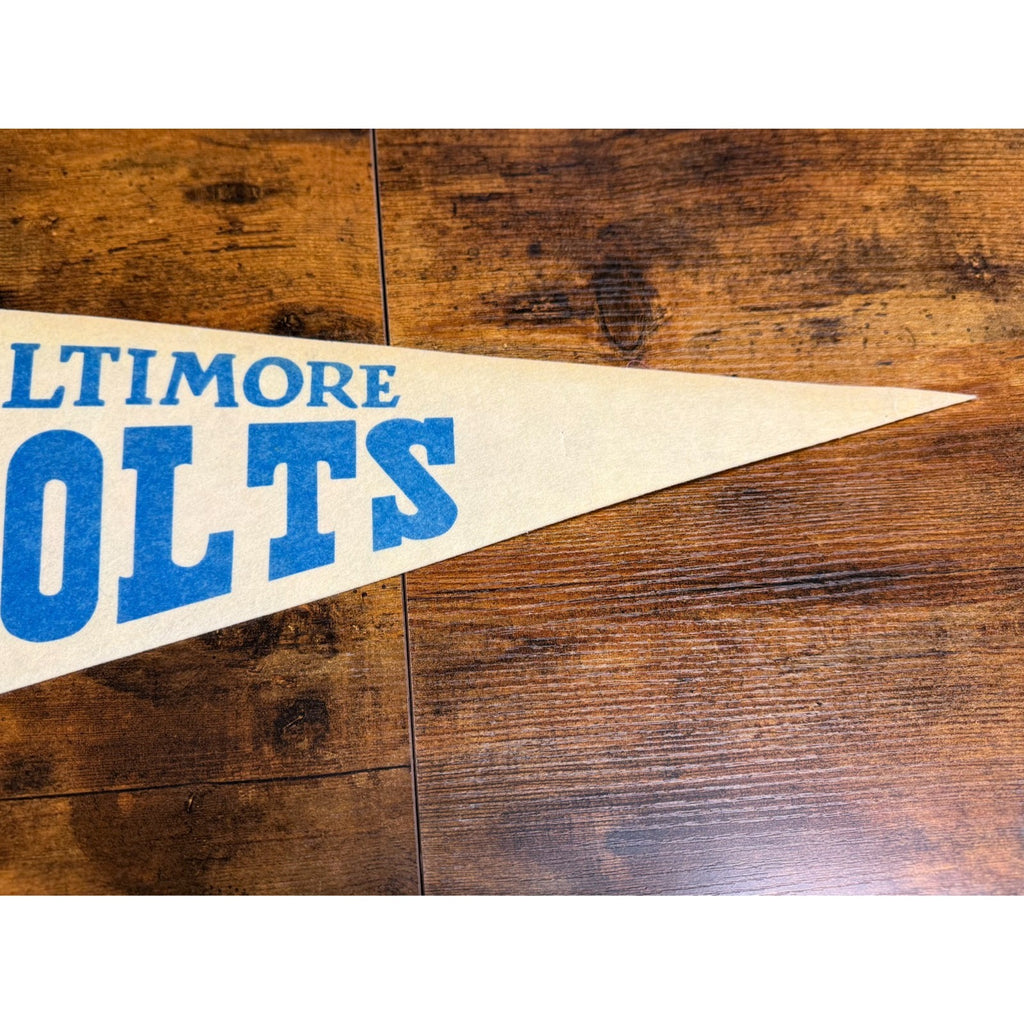 Vintage NFL Baltimore Colts pennant