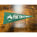 Vintage souvenir Pine Crest Ranch mini pennant