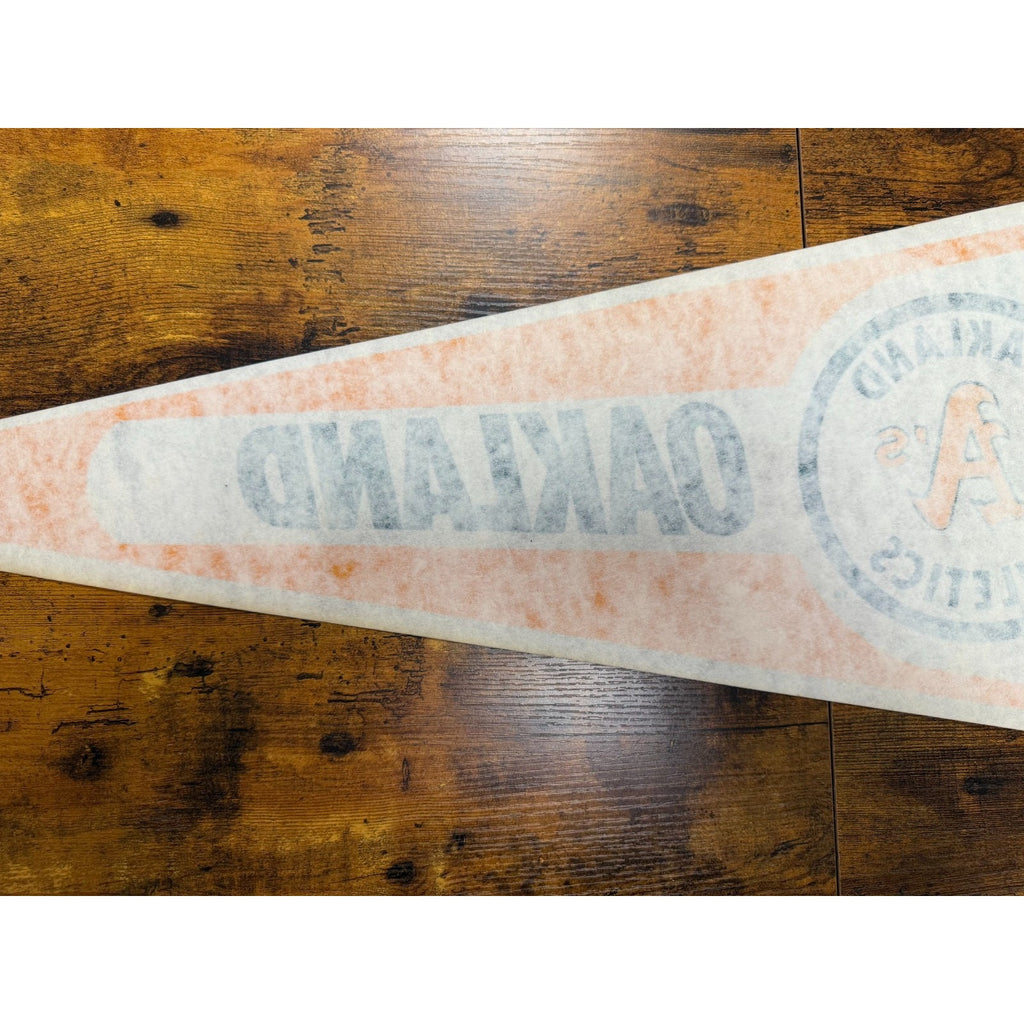 Vintage MLB Oakland A's pennant