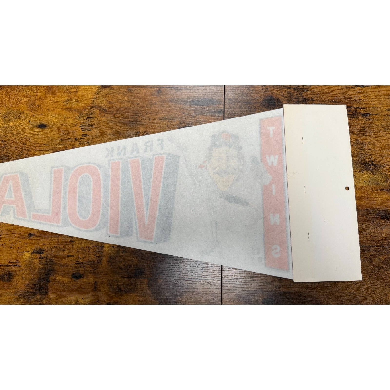 Vintage MLB 1989 Minnesota Twins #16 Frank Viola pennant
