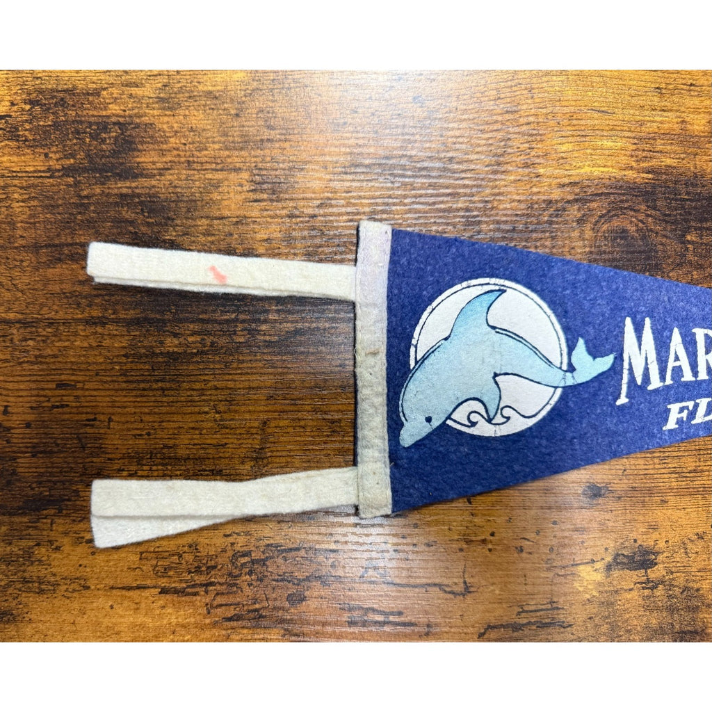 Vintage Marineland Florida mini pennant