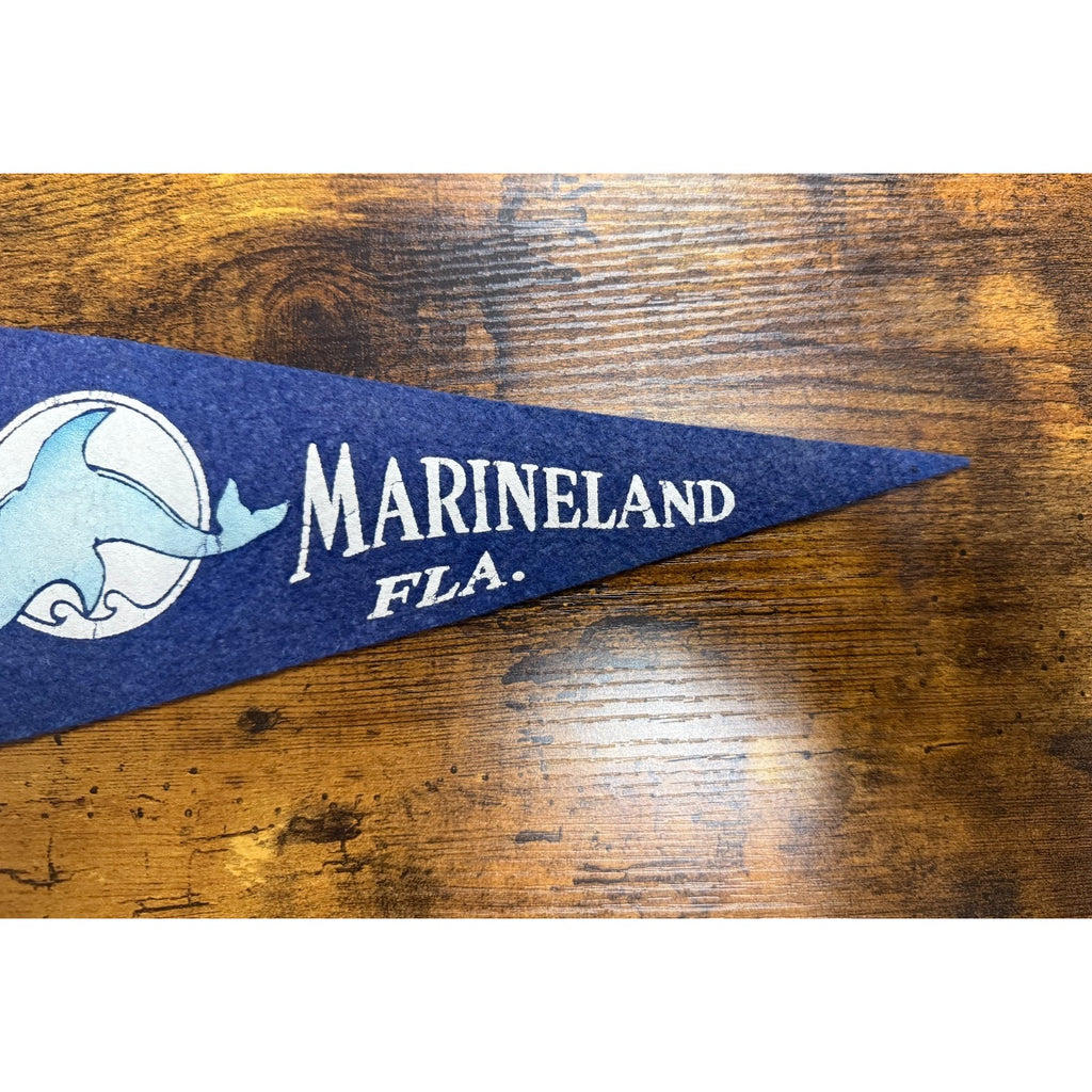 Vintage Marineland Florida mini pennant