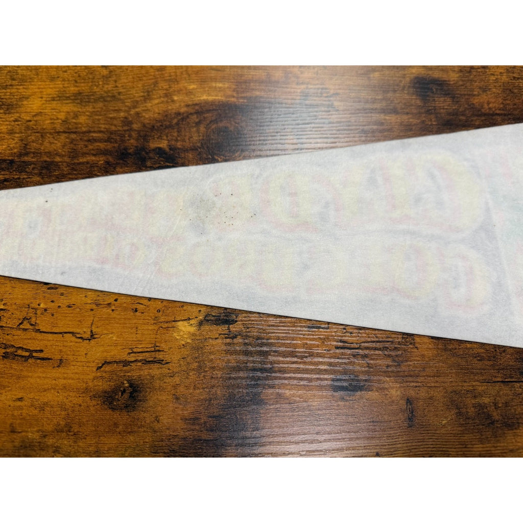 Vintage Clyde Beatty Cole Bros. Circus pennant