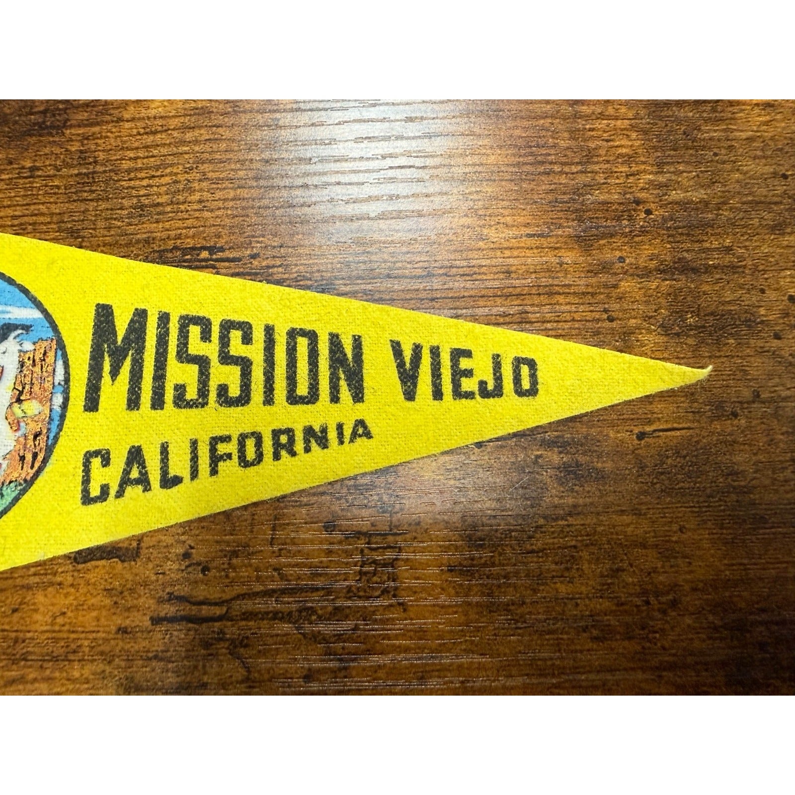 Vintage Mission Viejo California mini pennant
