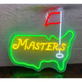 USB-Powered dimmable Neon LED Wall Light Masters Golf Sign