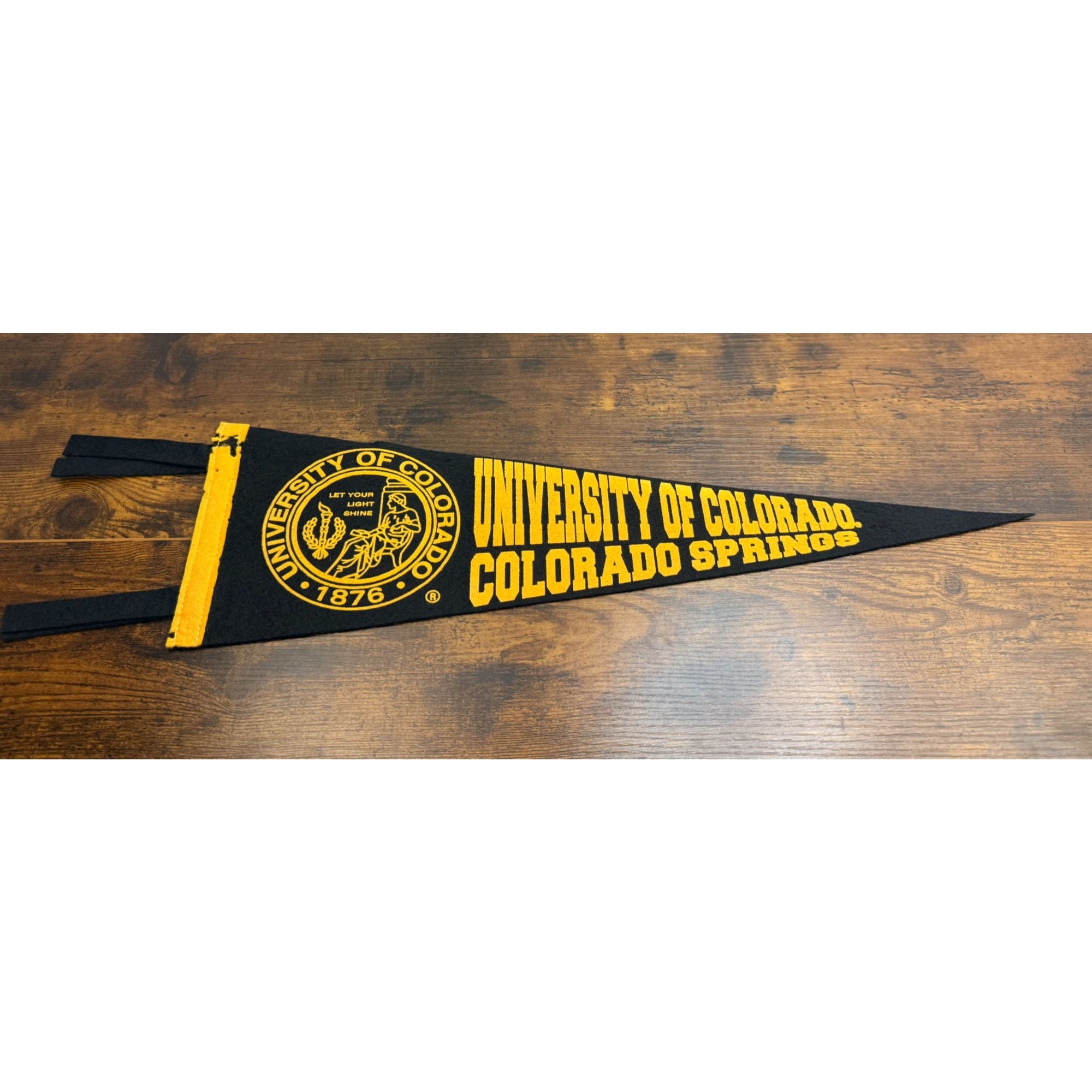 University Of Colorado Colorado Springs Pennant Vintage Collegiate Memorabilia