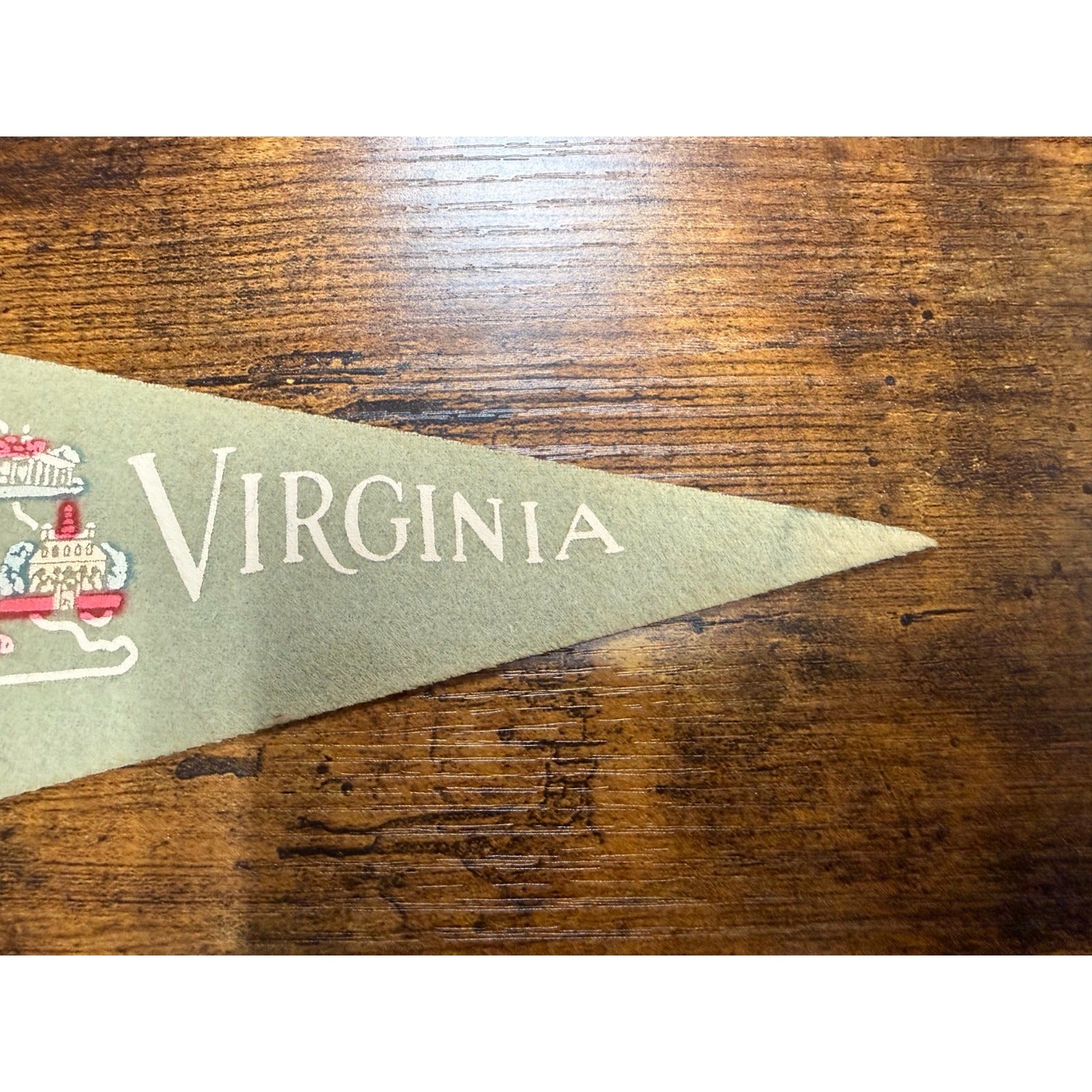 Vintage Virginia mini pennant