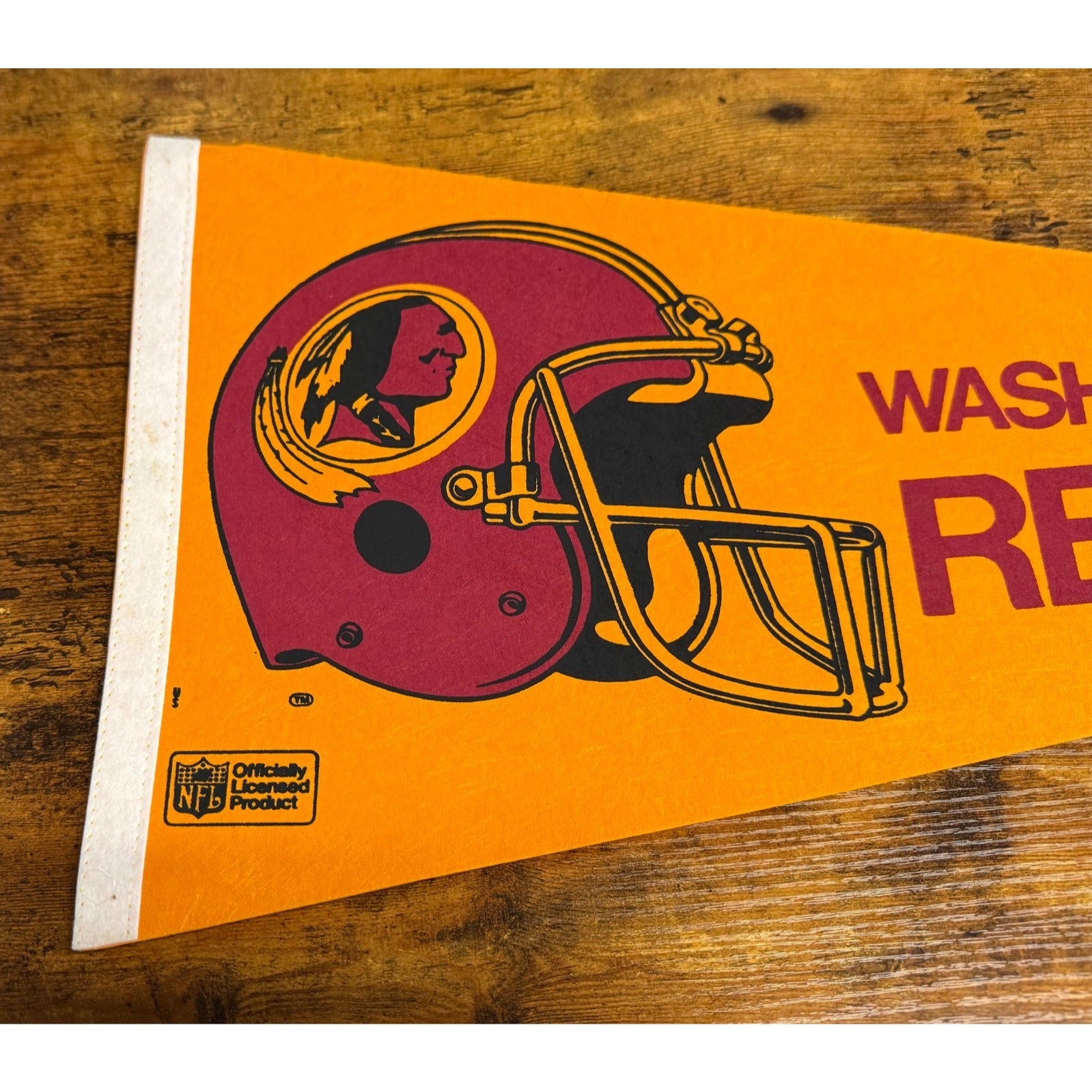Vintage NFL Washington Redskins pennant